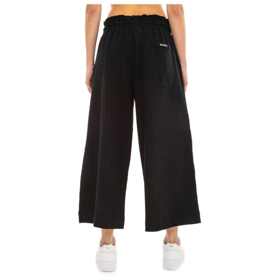 Be Nation Γυναικείο παντελόνι Terry Cropped 7/8 Wide Leg Pants